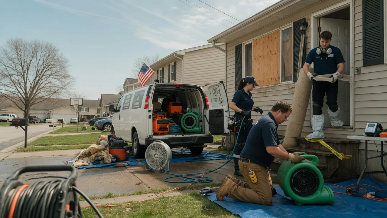 Water Damage Restoration in Albany, IL near me